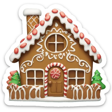 Gingerbread house  sticker