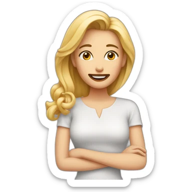 Emoji langue plié entre les lèvres sticker