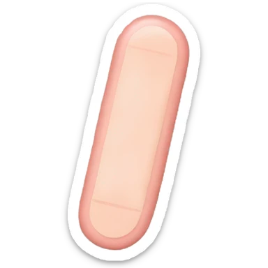 blush color bandaid sticker