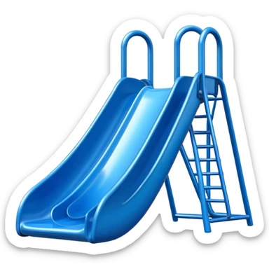slide at the playground sticker