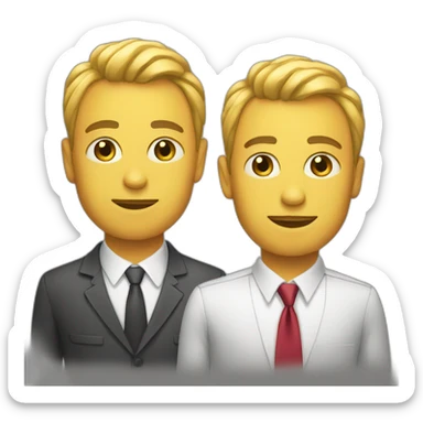 two business sticker