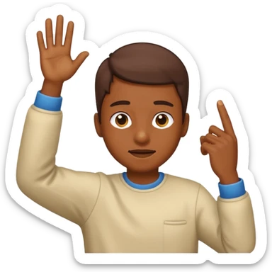 dabbing person  sticker