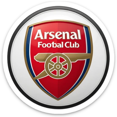 arsenal footbal club logo emoji sticker