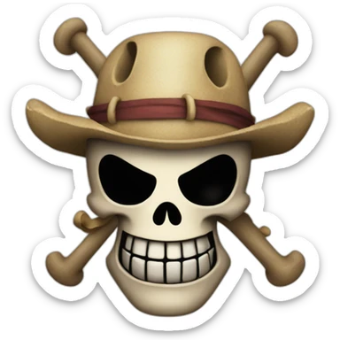 one piece jolly roger sticker