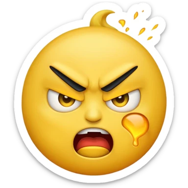 Emoji flicking you off  sticker