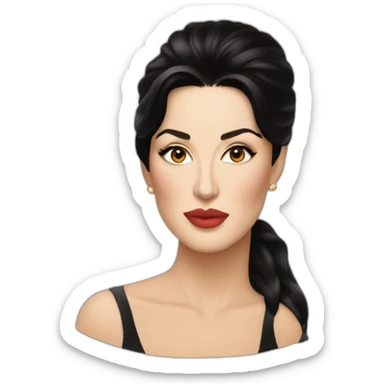 monica bellucci memoji sticker