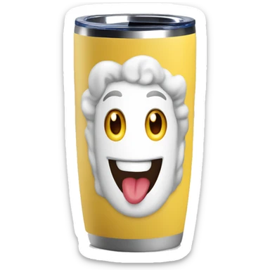 Drink tumbler mug sticker