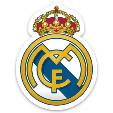 Simbolo real madrid cf sticker