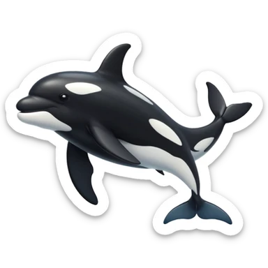 killer whale sticker