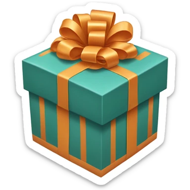 Hermes gift box sticker