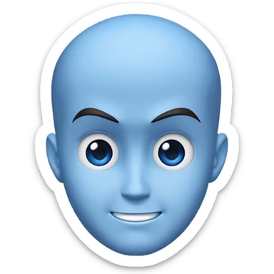 Megamind emoji sticker