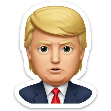 21 year old donald trump sticker