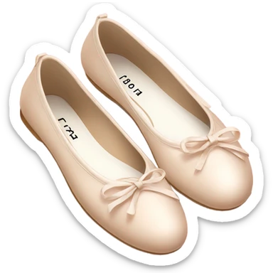 Chanel ballet flats sticker