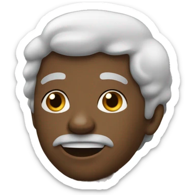 Garcon qui rougit et qui se mordille la lèvre  sticker