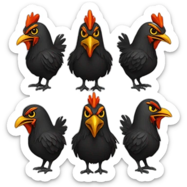 sauron-chicken sticker