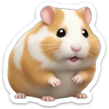 Hamster qui fait un clin d’œil sticker