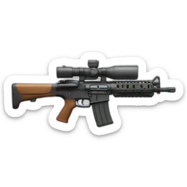 assault rifle sticker