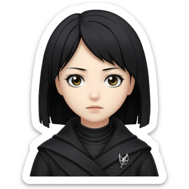 Goth Mikasa sticker