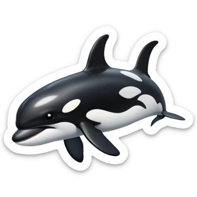 quadruped orca  sticker