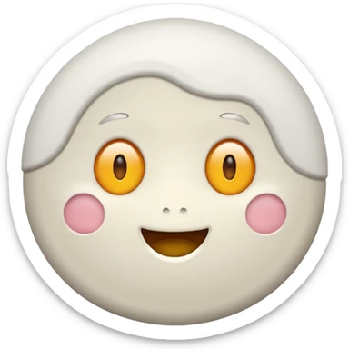 Una cebolla con una pegatina de que es nueva sticker