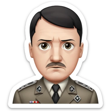 Adolf hitler signe nazi sticker