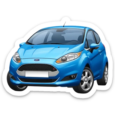 Car Ford fiesta sticker