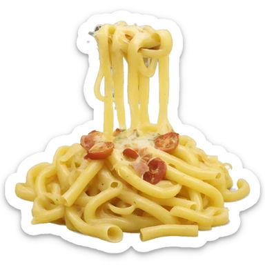 carbonara pasta sticker