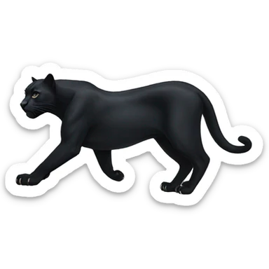 black panther sticker