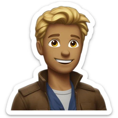 Hobart Brown (prowler Marvel character from Spider-Man Universe) sticker