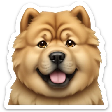 Chow chow dog sticker