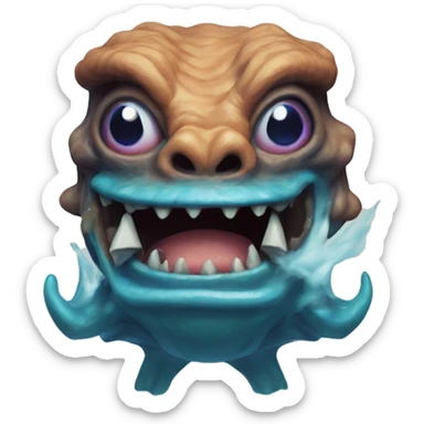 monstro del Lago nes  sticker