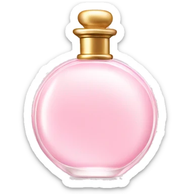 light pink perfume sticker