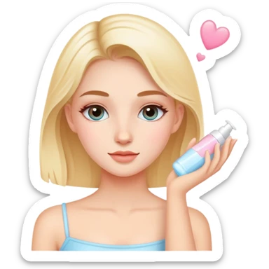 Girly skincare  sticker