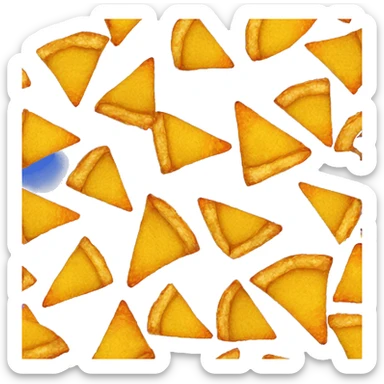 un sachet de Doritos qui porte des chaussures jaunes sticker