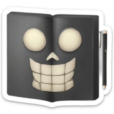 death note book sticker
