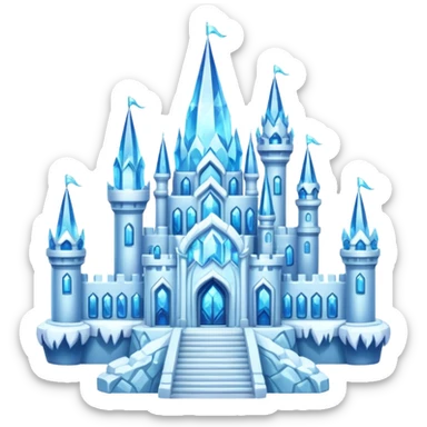 Ice Kingdom palace sticker