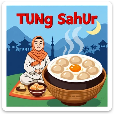 Tung tung Tung Sahur sticker
