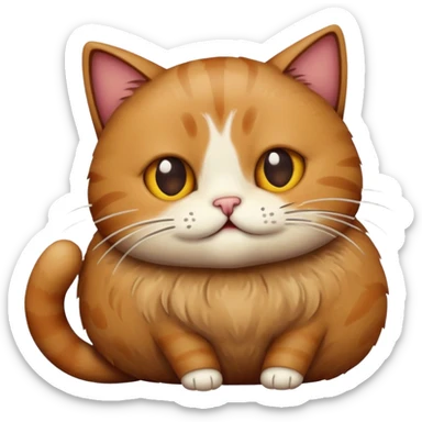 cat having a poo sticker