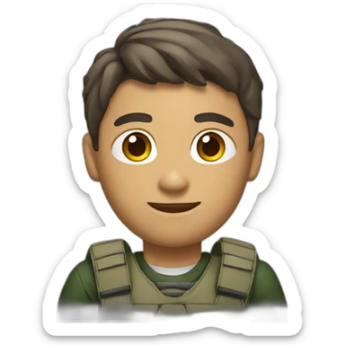 male high school student modern sporting tactical grip sticker