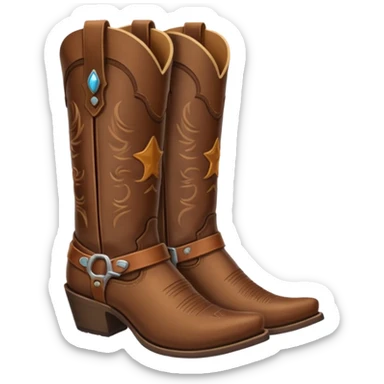 Western Cast cowboy boots sticker
