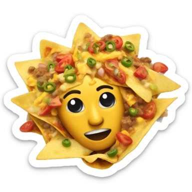 Loaded Nachos sticker