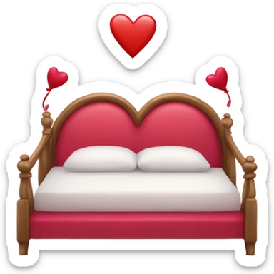 Valentine’s Day bed sticker