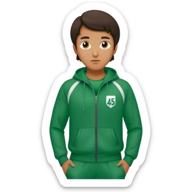 Squid game number 456 sticker