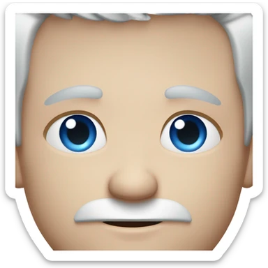 Imagine Marty with blue eyes, receding white hair sticker