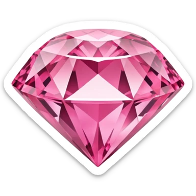 pink diamond simple sticker