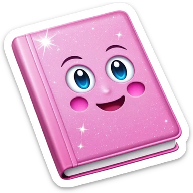 Un livre girly sticker
