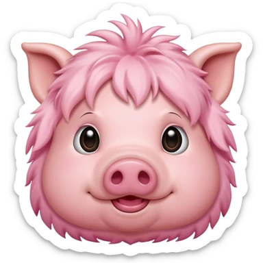 Pig cute sticker