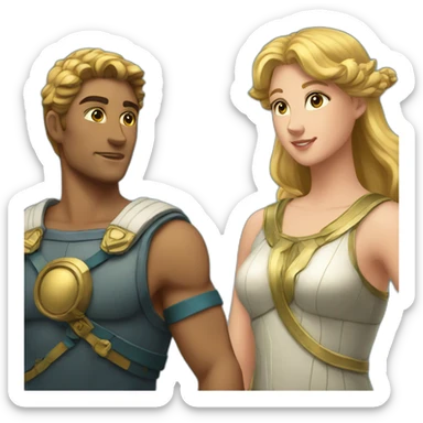 Apollo and Artemis sticker