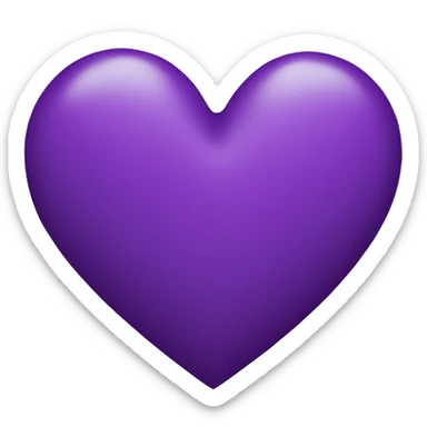 Purple heart sticker