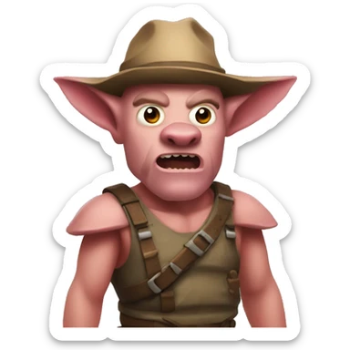 mutant pigman sticker